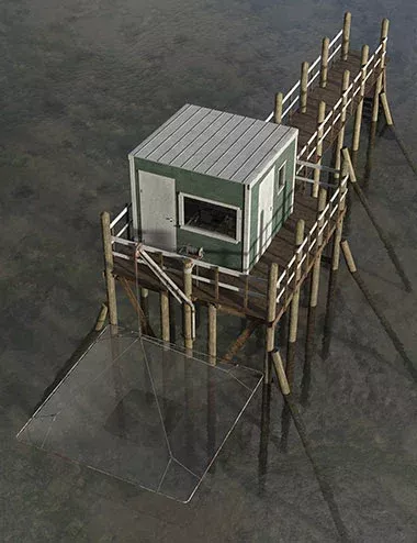 "Carrelet" - Traditional Fisherman's House