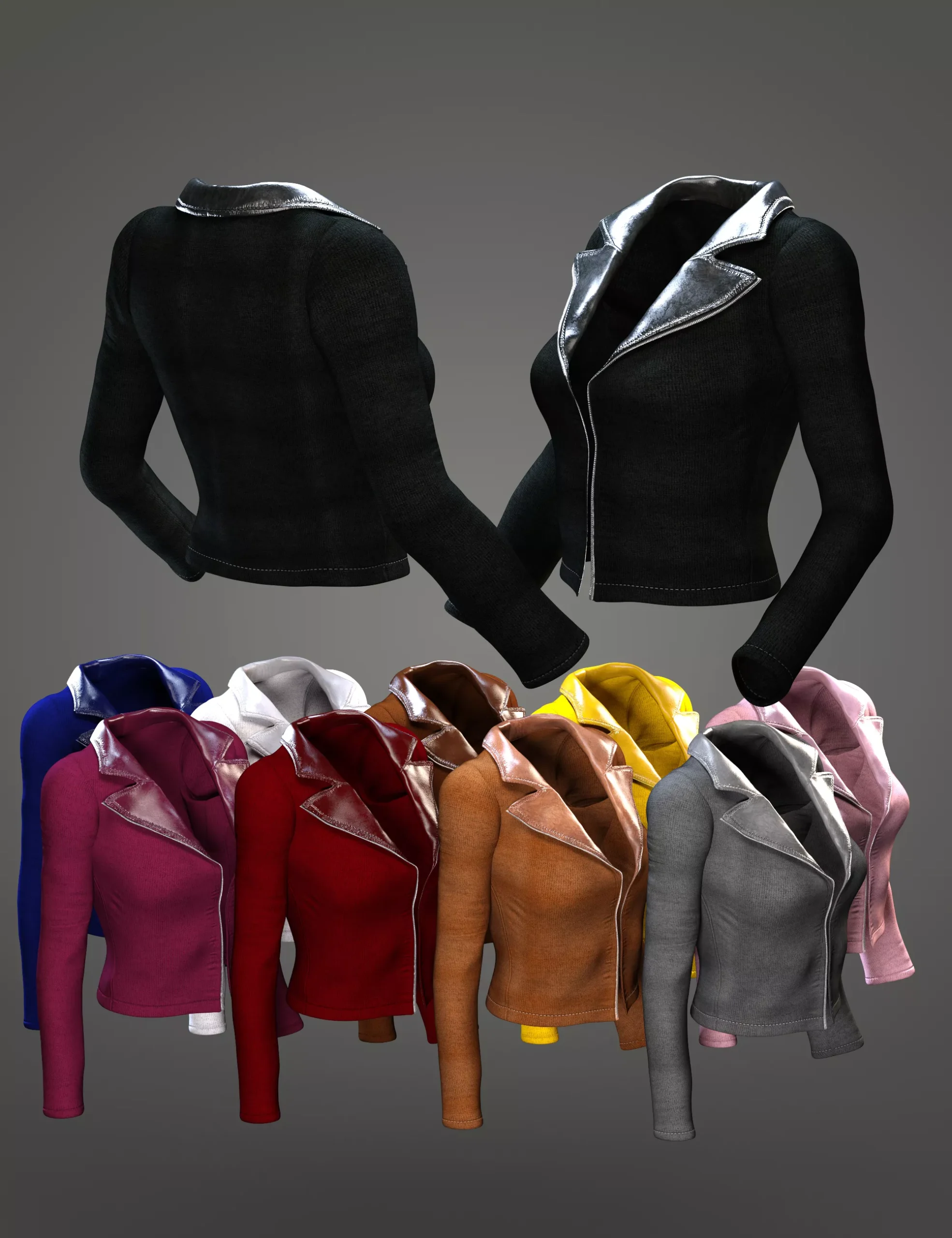 XFashion Crop Jacket for Genesis 8 and 8.1 Females