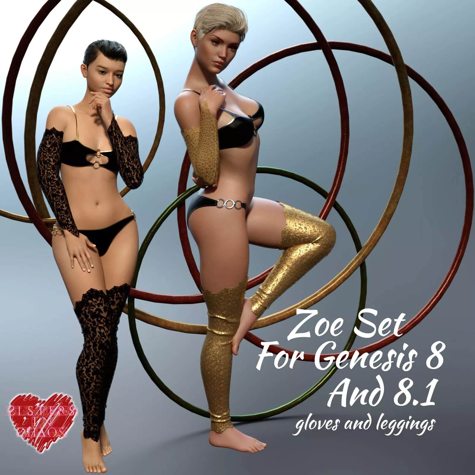 Zoe Set For Genesis 8 and 8.1